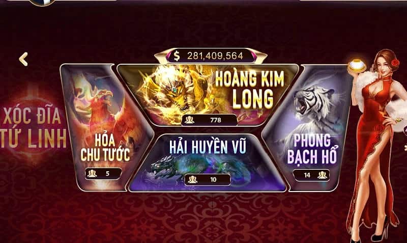 Luật chơi cơ bản của Xóc đĩa tứ linh Sunwin